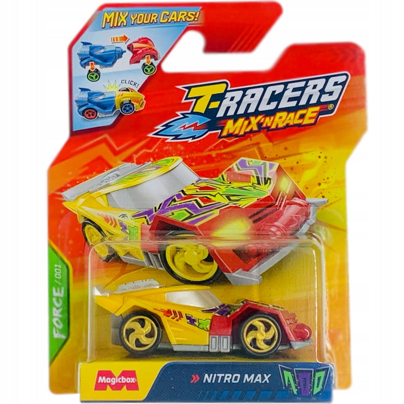 Zabawka T-RACERS 2.0 MIX 'N RACE MAGIC BOX FORCE 001 SAMOC - kolekcjonerska premium zabawki Aseo dla dzieci