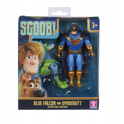 Zabawka SCOOBY DOO FIGURKI NIEBIESKI SOKÓŁ FALCON DYNOMUTT - kolekcjonerska premium zabawki Aseo dla dzieci