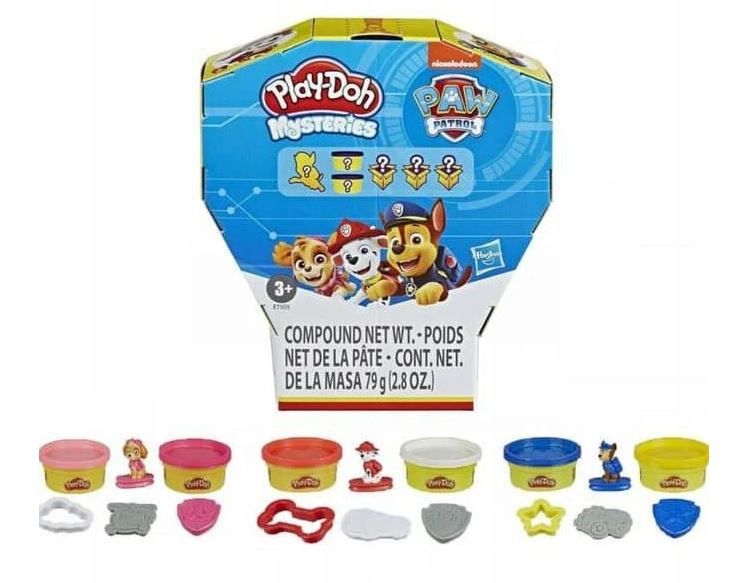 Zabawka PLAY-DOH CIASTOLINA NIESPODZIANKA PSI PATROL MINI - kolekcjonerska premium zabawki Aseo dla dzieci