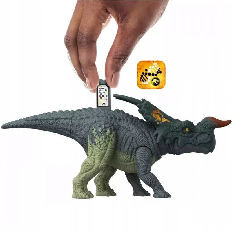 JURASSIC WORLD DOMINION PARK JURAJSKI RU - widok 3 opakowania szczegoly zabawka kolekcja
