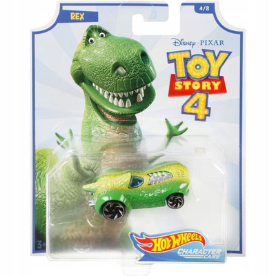 Zabawka HOT WHEELS TOY STORY 4 CHARACTER CARS REX - kolekcjonerska premium zabawki Aseo dla dzieci