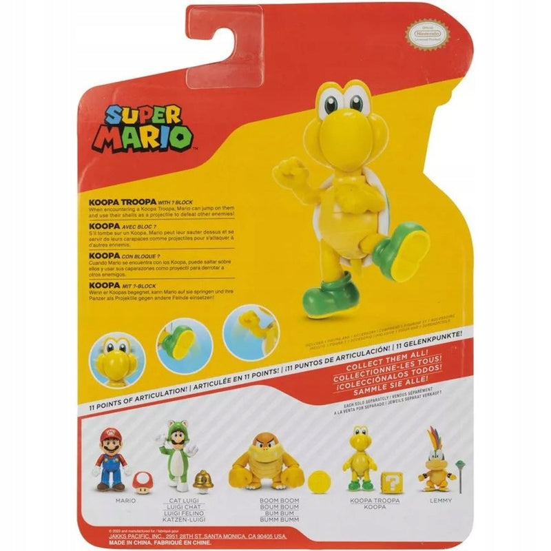 SUPER MARIO JAKKS PACIFIC ORYGINALNA RUC - widok 4 opakowania szczegoly zabawka kolekcja