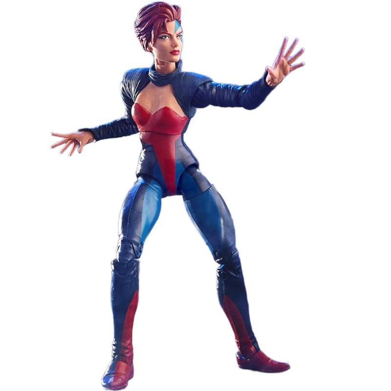MARVEL LEGENDS RUCHOMA  X-MEN JEAN GRAY - widok 3 opakowania szczegoly zabawka kolekcja