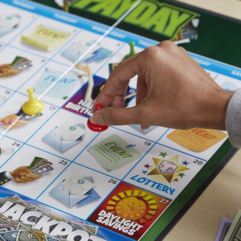 PAYDAY TWÓRCY MONOPOLY GRA PLANSZOWA ROD - widok 2 opakowania szczegoly zabawka kolekcja