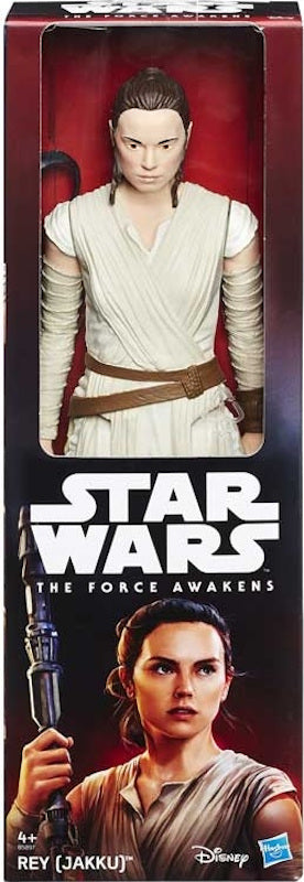 STAR WARS GWIEZDNE WOJNY JEDI  REY JAKKU - widok 2 opakowania szczegoly zabawka kolekcja