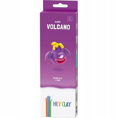Zabawka HEY CLAY ALIENS VOLCANO 3 TUBKI - kolekcjonerska premium zabawki Aseo dla dzieci