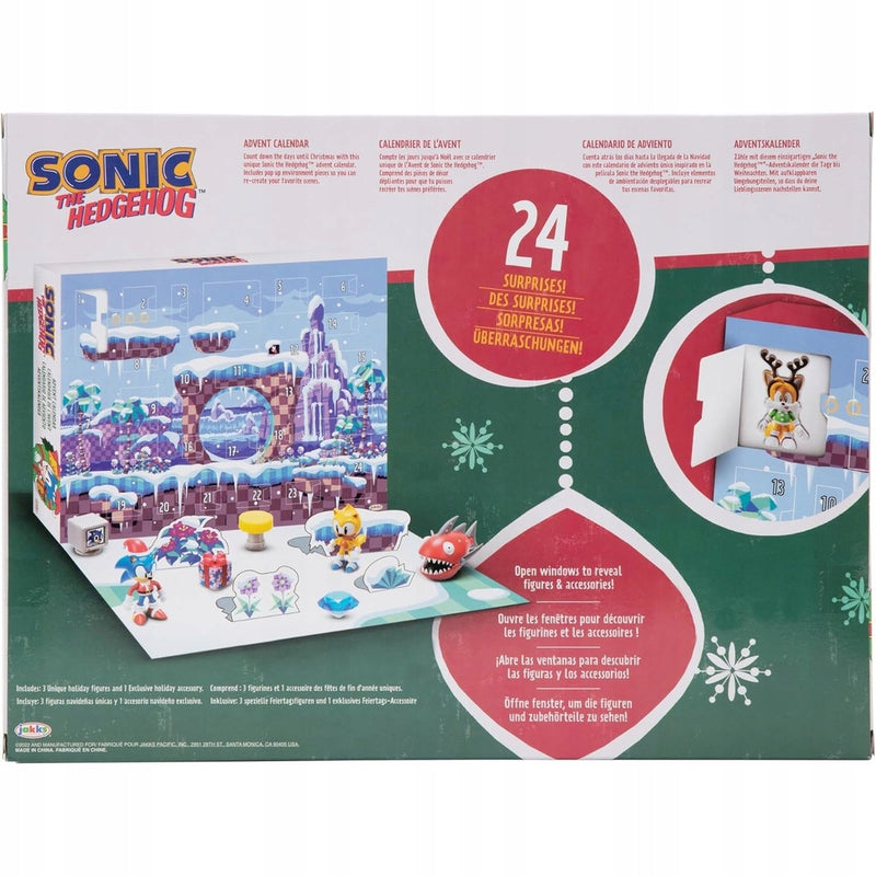 SONIC THE HEDGEHOG CLASSIC KALENDARZ ADW - widok 5 opakowania szczegoly zabawka kolekcja