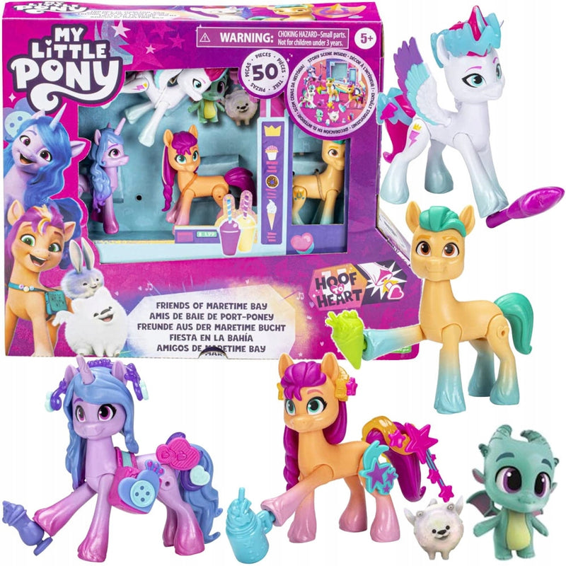 Zabawka MY LITTLE PONY PRZYJACIELE Z ZATOKI GRZYW 6-PAK - kolekcjonerska premium zabawki Aseo dla dzieci