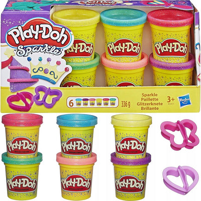 Zabawka PLAY-DOH SPARKLE BŁYSZCZĄCA CIASTOLINA ZESTAW KOLO - kolekcjonerska premium zabawki Aseo dla dzieci