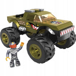 MEGA HOT WHEELS MONSTER TRUCK V8 BOMBER  - widok 2 opakowania szczegoly zabawka kolekcja