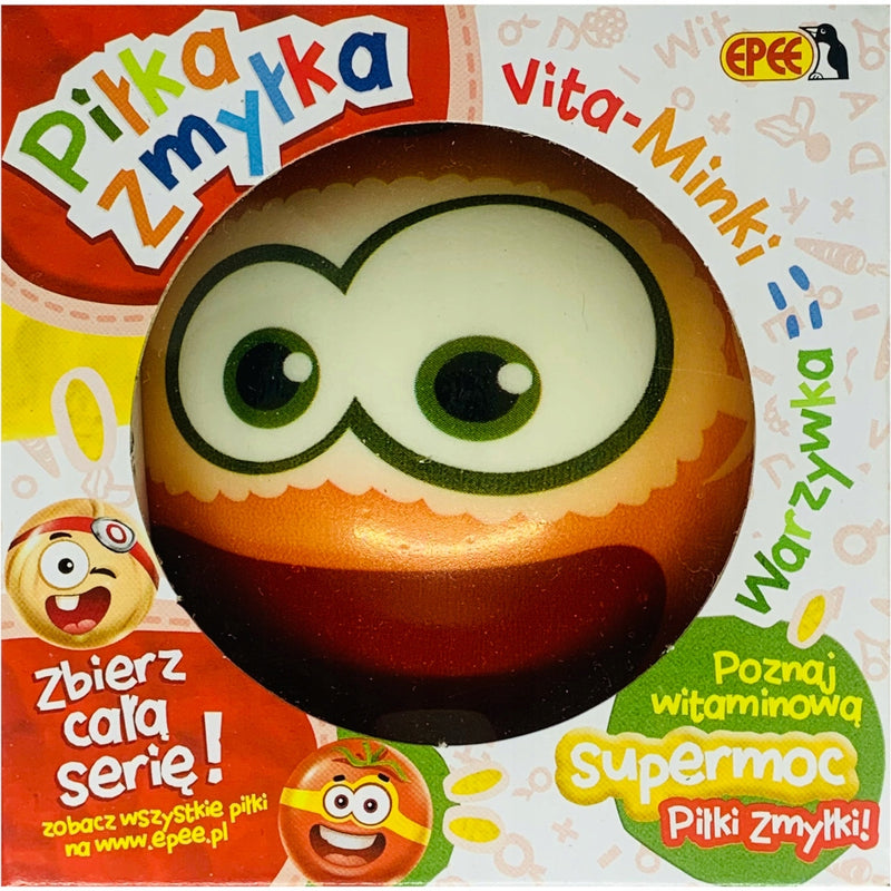 Zabawka PIŁKA ZMYŁKA VITA-MINKI WARZYWKA WARZYWA EPEE RZEŚ - kolekcjonerska premium zabawki Aseo dla dzieci