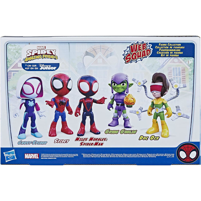 SPIDEY I SUPER KUMPLE ZESTAW FIGUREK 5-P - widok 3 opakowania Hasbro szczegoly kolekcja