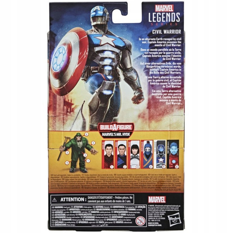 MARVEL LEGENDS  GAMERVERSE CIVIL WARRIOR - widok 6 opakowania szczegoly zabawka kolekcja