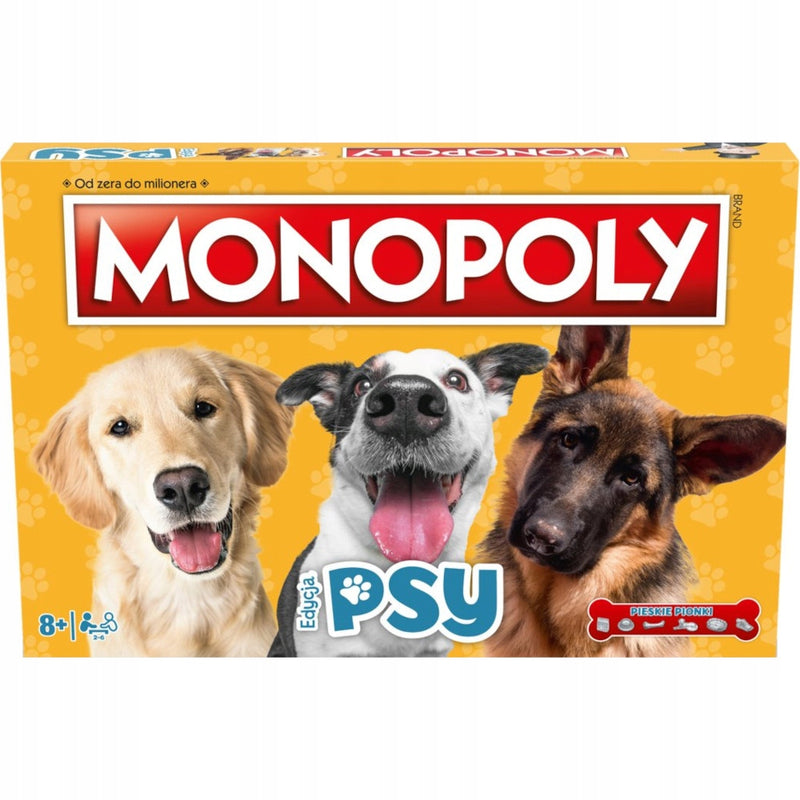 Zabawka MONOPOLY EDYCJA PSY GRA HASBRO C77690340 - kolekcjonerska premium zabawki Aseo dla dzieci