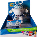 Zabawka SUPER WINGS SAMOLOT ROBOT TRANSFORMUJĄCY ASTRA - kolekcjonerska premium zabawki Aseo dla dzieci
