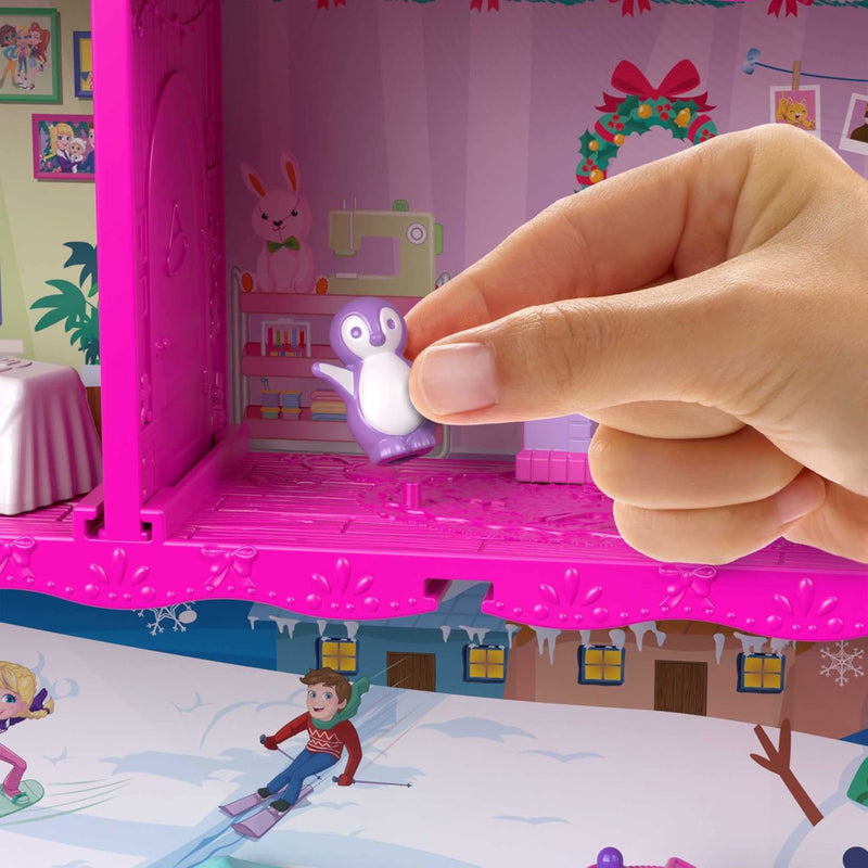 KALENDARZ ADWENTOWY POLLY POCKET DOMEK Z - widok 5 opakowania szczegoly zabawka kolekcja