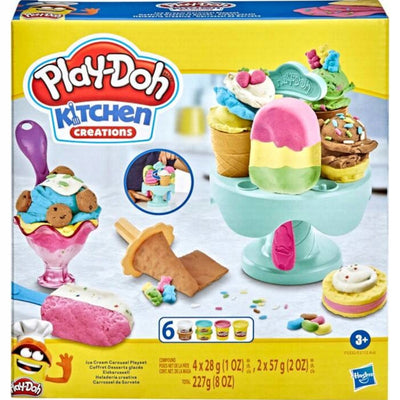 Zabawka PLAY-DOH CIASTOLINA HASBRO ZESTAW KITCHEN KARUZELA - kolekcjonerska premium zabawki Aseo dla dzieci