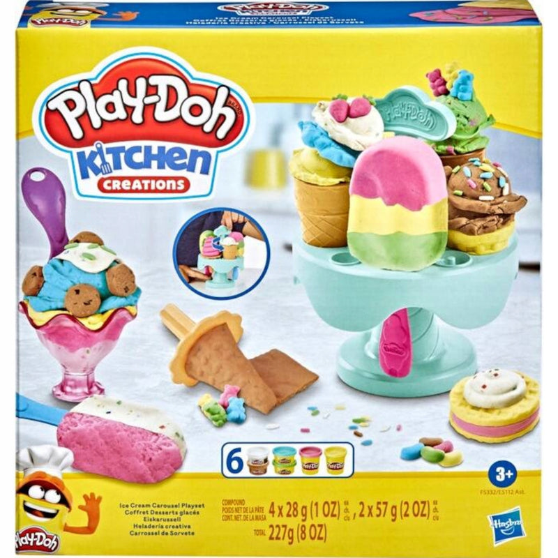 Zabawka PLAY-DOH CIASTOLINA HASBRO ZESTAW KITCHEN KARUZELA - kolekcjonerska premium zabawki Aseo dla dzieci