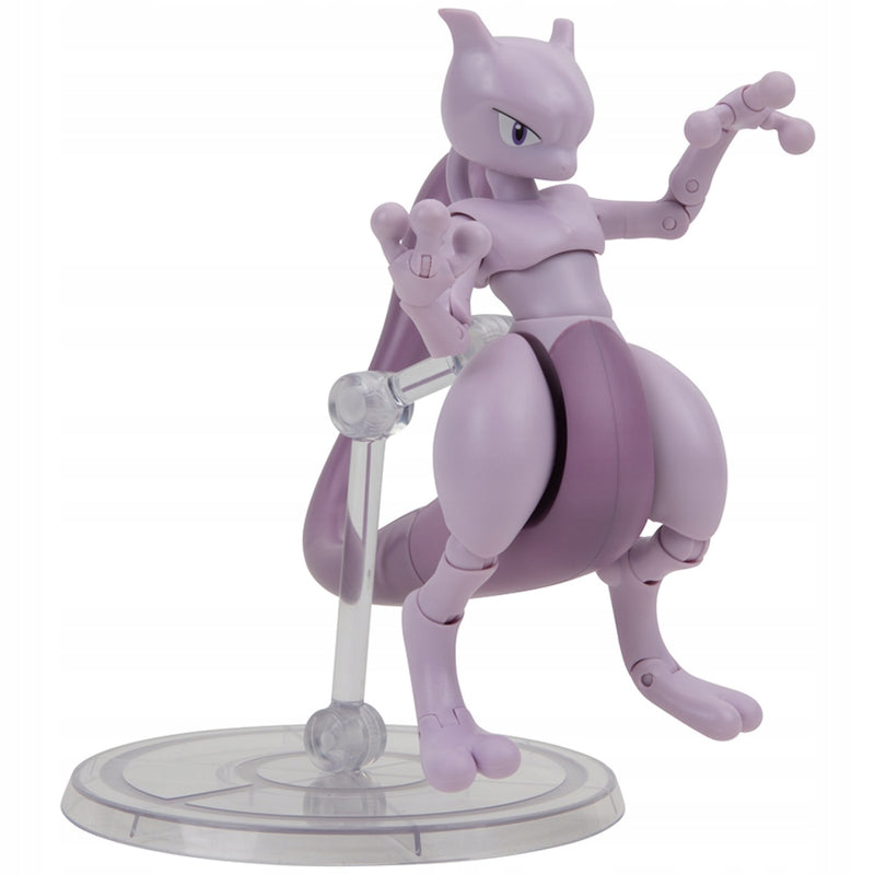POKEMON SELECT ORYGINALNA  DELUXE MEWTWO - widok 3 opakowania szczegoly zabawka kolekcja
