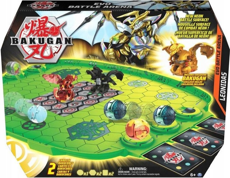 Zabawka BAKUGAN EVOLUTIONS BATTLE ARENA + AURELUS LEONIDAS - kolekcjonerska premium zabawki Aseo dla dzieci