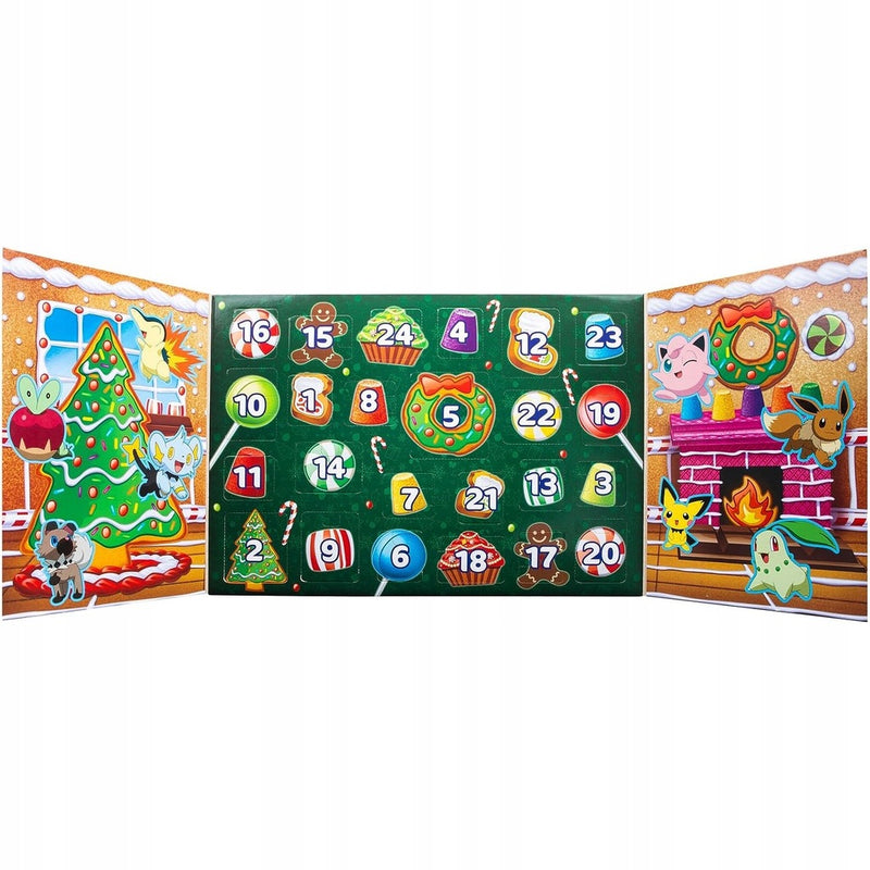 POKEMON KALENDARZ ADWENTOWY ORYGINALNY 1 - widok 7 opakowania Jazwares szczegoly kolekcja