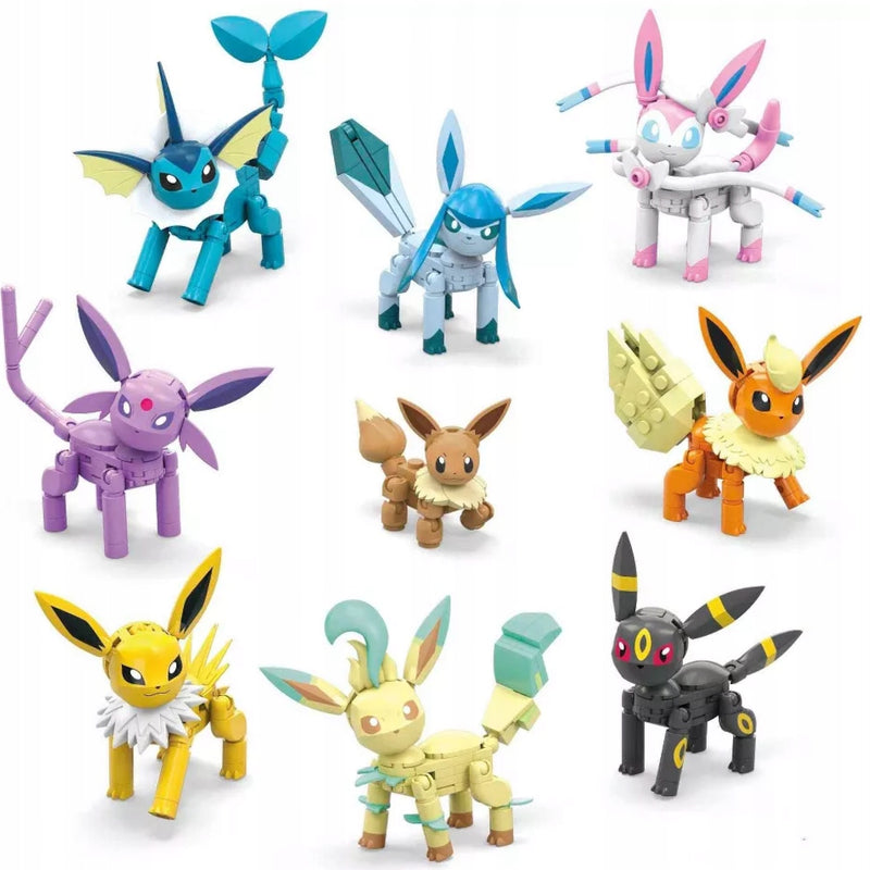 MEGA EEVEE VAPOREON FLAREON JOLTEON UMBR - widok 3 opakowania szczegoly zabawka kolekcja