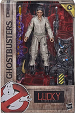 GHOSTBUSTERS  POGROMCA DUCHÓW LUCKY HASB - widok 2 opakowania szczegoly zabawka kolekcja