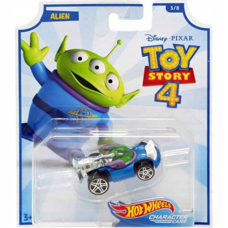 Zabawka HOT WHEELS TOY STORY 4 CHARACTER CARS ALIEN OBCY - kolekcjonerska premium zabawki Aseo dla dzieci