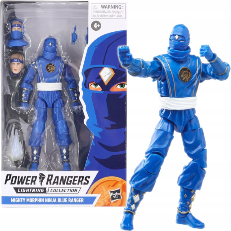 Zabawka POWER RANGERS MIGHTY NINJA BLUE NIEBIESKI RANGER - kolekcjonerska premium zabawki Aseo dla dzieci