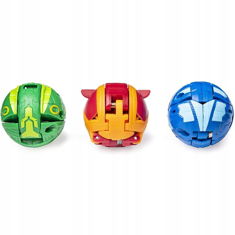 BAKUGAN BATTLE PLANET STARTER PACK 3-PAK - widok 4 opakowania szczegoly zabawka kolekcja