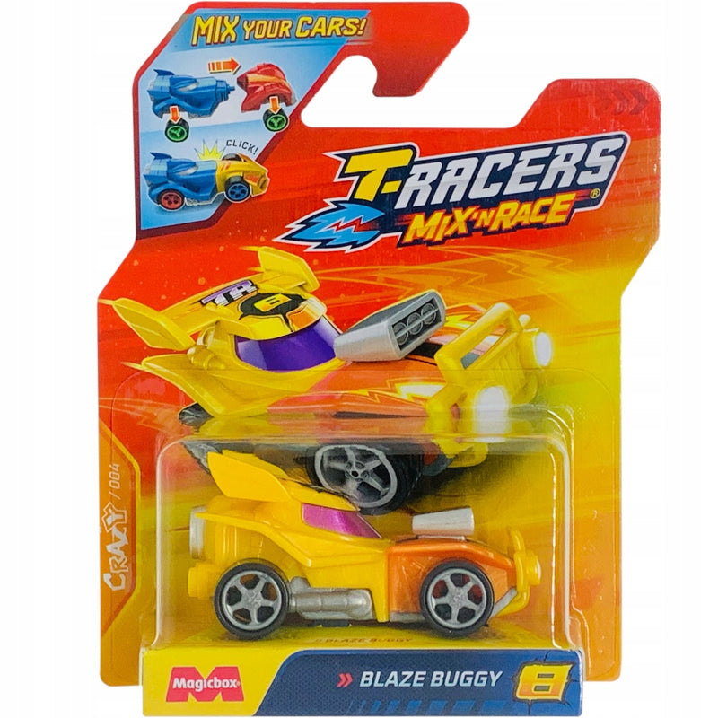 Zabawka T-RACERS 2.0 MIX 'N RACE MAGIC BOX CRAZY 004 SAMOC - kolekcjonerska premium zabawki Aseo dla dzieci