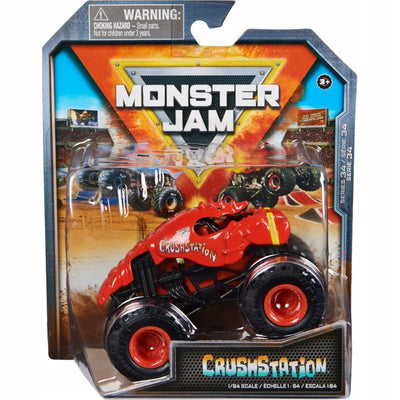 Zabawka MONSTER JAM TRUCK AUTO TERENOWE SPIN MASTER SERIA  - kolekcjonerska premium zabawki Aseo dla dzieci
