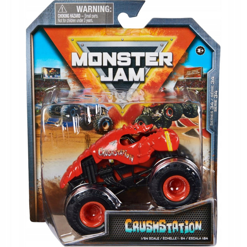 Zabawka MONSTER JAM TRUCK AUTO TERENOWE SPIN MASTER SERIA  - kolekcjonerska premium zabawki Aseo dla dzieci