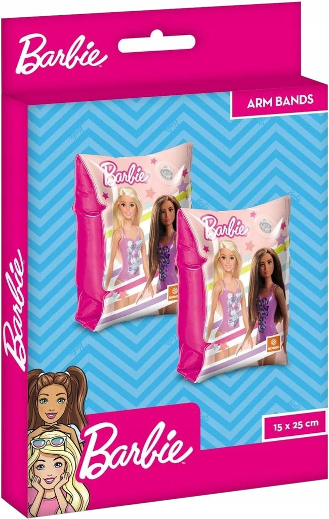 BARBIE RĘKAWKI DO PŁYWANIA MONDO 2-6 lat - widok 2 opakowania szczegoly zabawka kolekcja
