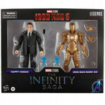 Zabawka MARVEL LEGENDS 2-PAK HAPPY HOGAN IRON MAN MARK XXI - kolekcjonerska premium zabawki Aseo dla dzieci