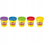 PLAY-DOH CIASTOLINA ZESTAW KOLOROWYCH TU - widok 3 opakowania szczegoly zabawka kolekcja