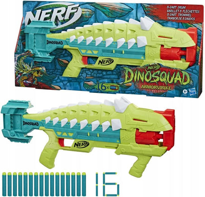 Zabawka NERF DINOSQUAD WYRZUTNIA ARMORSTRIKE + STRZAŁKI - kolekcjonerska premium zabawki Aseo dla dzieci