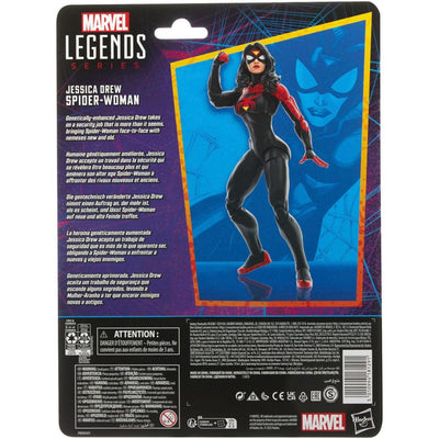 MARVEL LEGENDS  RUCHOMA SPIDER-MAN JESSI - widok 2 opakowania Hasbro szczegoly kolekcja