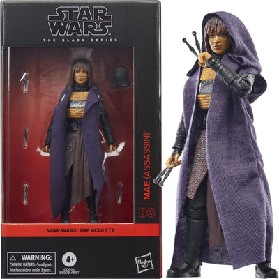 Star Wars the Black Series the Acolyte Oryginalna Figurka Mae Assasin G0014