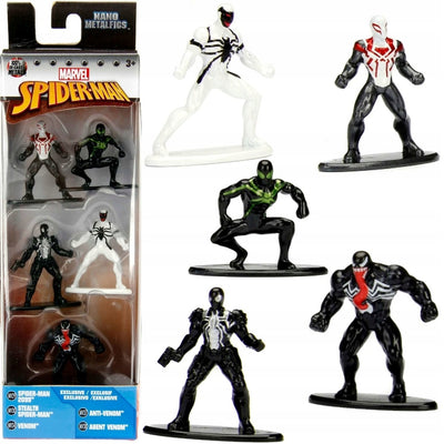 Zabawka MARVEL SPIDER-MAN NANO METALFIGS ZESTAW FIGURKI ME - kolekcjonerska premium zabawki Aseo dla dzieci