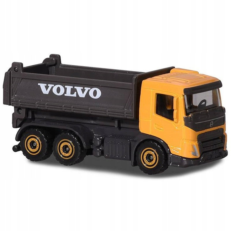 MAJORETTE POJAZD BUDOWLANY VOLVO FMX TIP - widok 2 opakowania szczegoly zabawka kolekcja