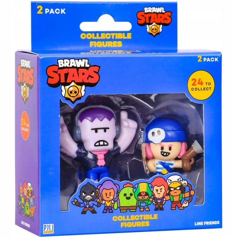 Zabawka BRAWL STARS PMI ZESTAW FIGUREK KOLEKCJONERSKICH 2- - kolekcjonerska premium zabawki Aseo dla dzieci