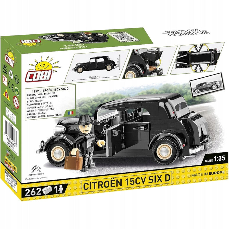 COBI SAMOCHÓD CITROEN 15CV SIX D 2267 - widok 2 opakowania szczegoly zabawka kolekcja