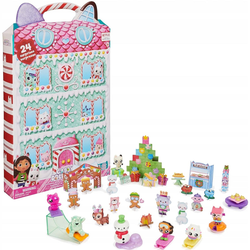 Zabawka KOCI DOMEK GABI GABBY'S DOLLHOUSE KALENDARZ ADWENT - kolekcjonerska premium zabawki Aseo dla dzieci
