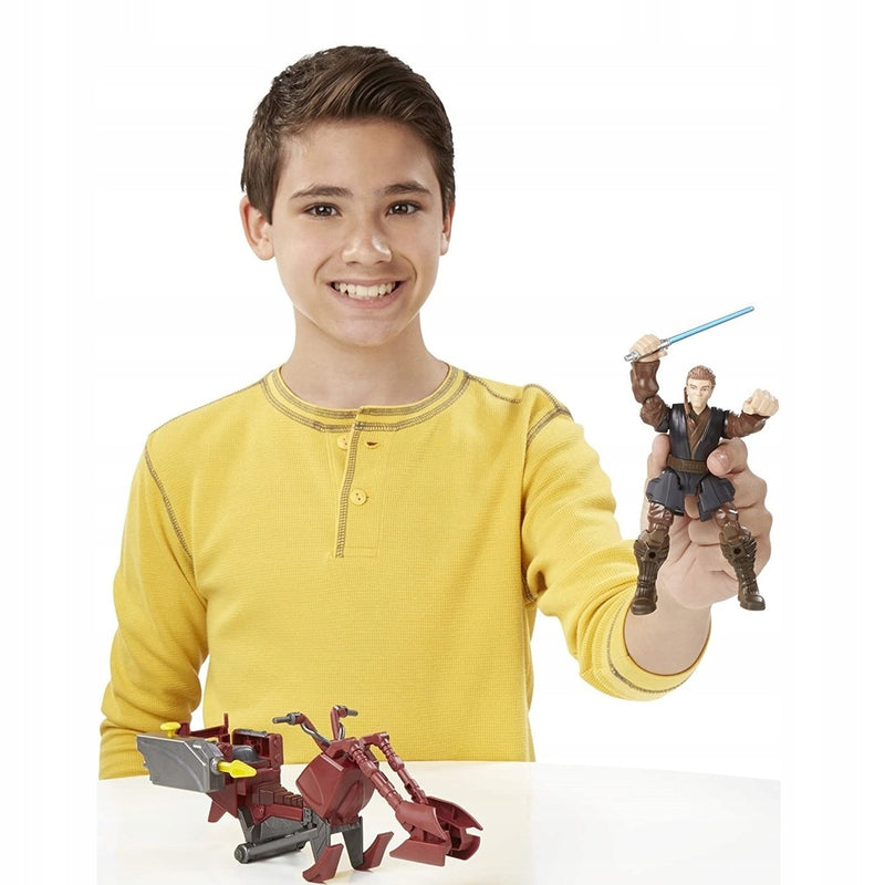 STAR WARS HERO MASHERS JEDI ANAKIN SKYWA - widok 8 opakowania szczegoly zabawka kolekcja