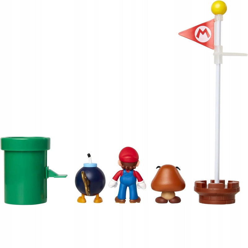 SUPER MARIO JAKKS PACIFIC ACORN PLAINS D - widok 4 opakowania szczegoly zabawka kolekcja