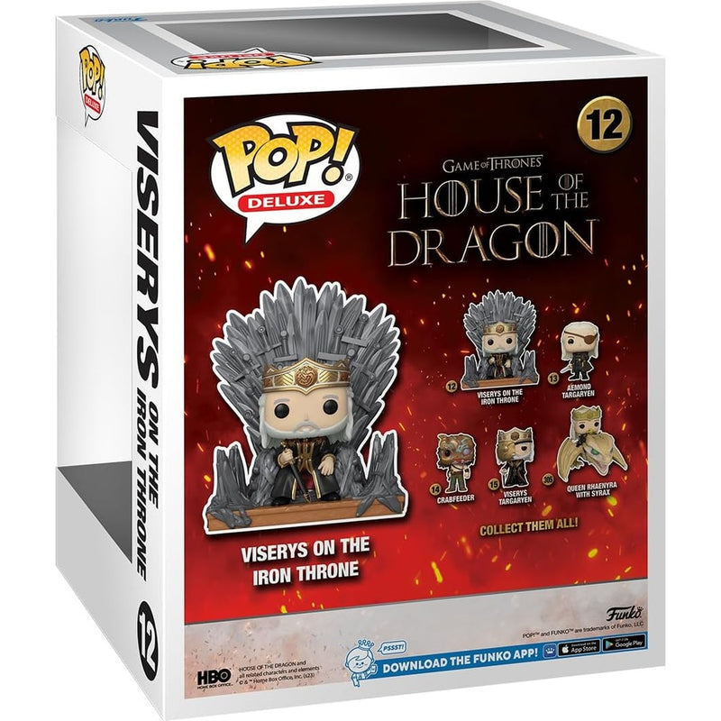Funko POP DELUXE GAME OF THRONES HOUSE OF DRAGON V - widok 2 tyl opakowania box back kolekcjonerska