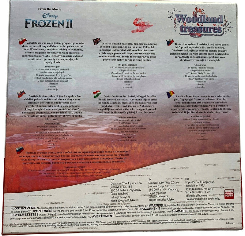 FROZEN KRAINA LODU WOODLAND TREASURES GR - widok 2 opakowania szczegoly zabawka kolekcja