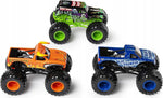 MONSTER JAM EL TORO LOCO GRAVE DIGGER BL - widok 3 opakowania szczegoly zabawka kolekcja