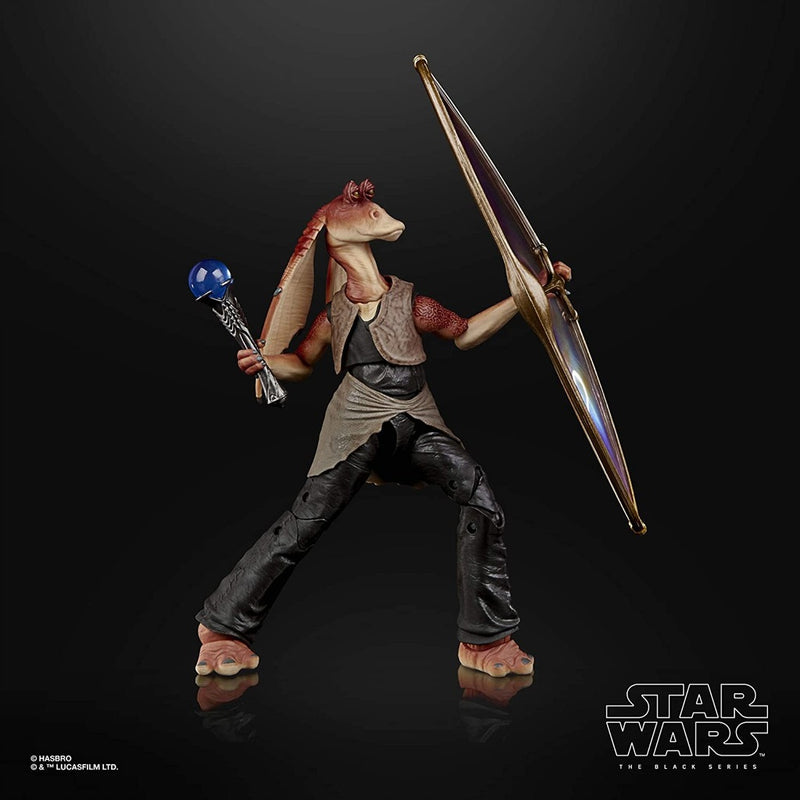 STAR WARS THE BLACK SERIES  JAR JAR BINK - widok 5 opakowania szczegoly zabawka kolekcja